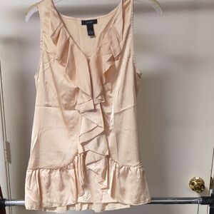 Alfani Cream Ruffle Camisole